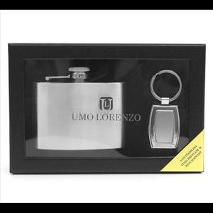 Flask & Key Chain Set